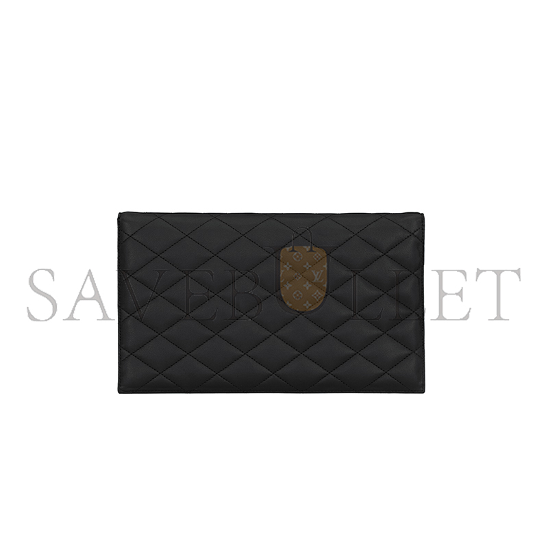 YSL PARIS POUCH IN LAMBSKIN 8695331EL071000 (27*16*1cm) YSL PARIS POUCH IN LAMBSKIN 8695331EL071000 (27*16*1cm)